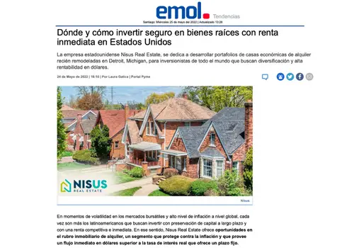 Nisus Article in EMOL-May 25, 2022